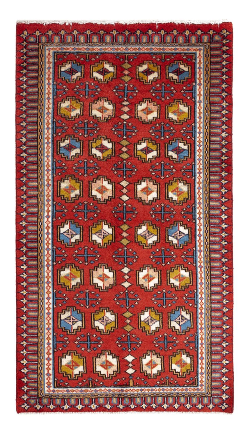 Alfombra persa - Nómada - 123 x 65 cm - rojo