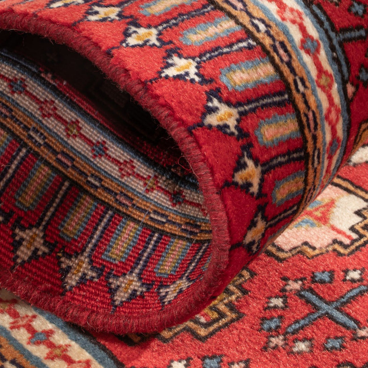 Alfombra persa - Nómada - 123 x 65 cm - rojo