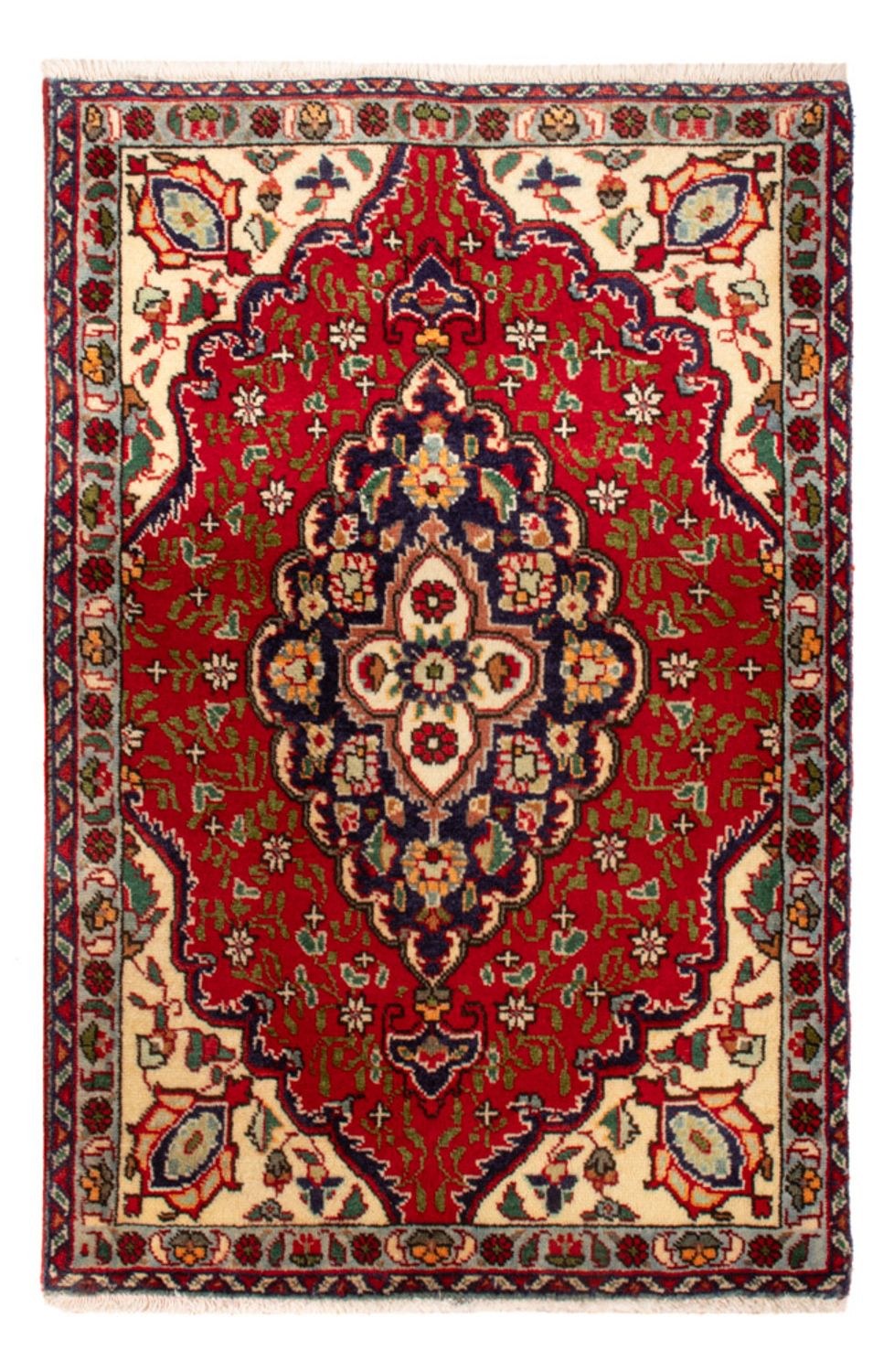 Alfombra persa - Tabriz - 86 x 58 cm - rojo