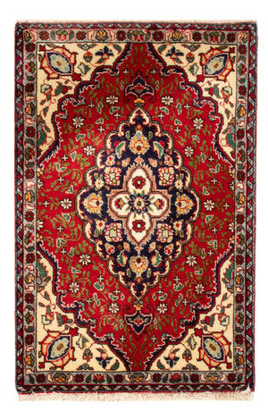 Alfombra persa - Tabriz - 86 x 56 cm - rojo