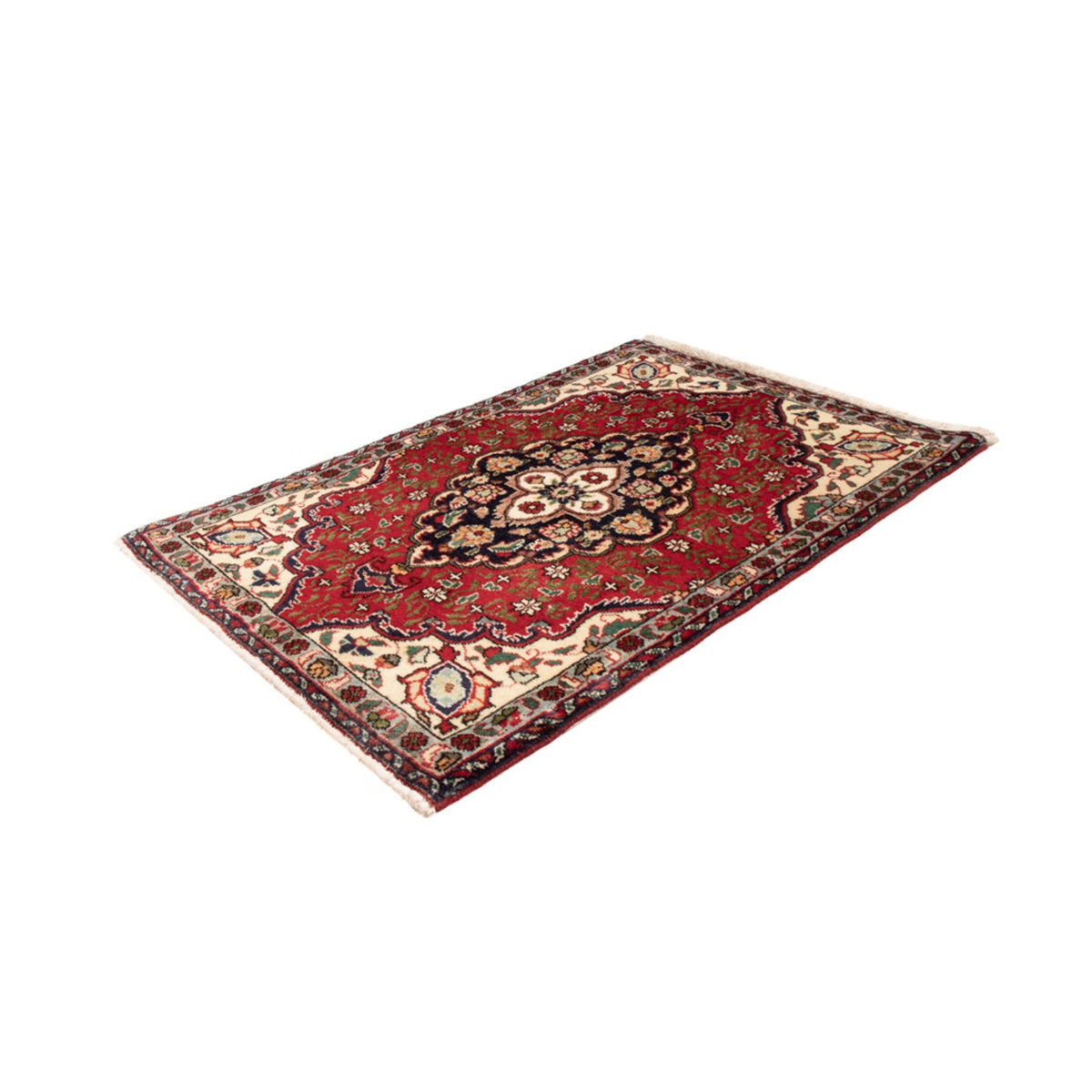 Alfombra persa - Tabriz - 86 x 56 cm - rojo