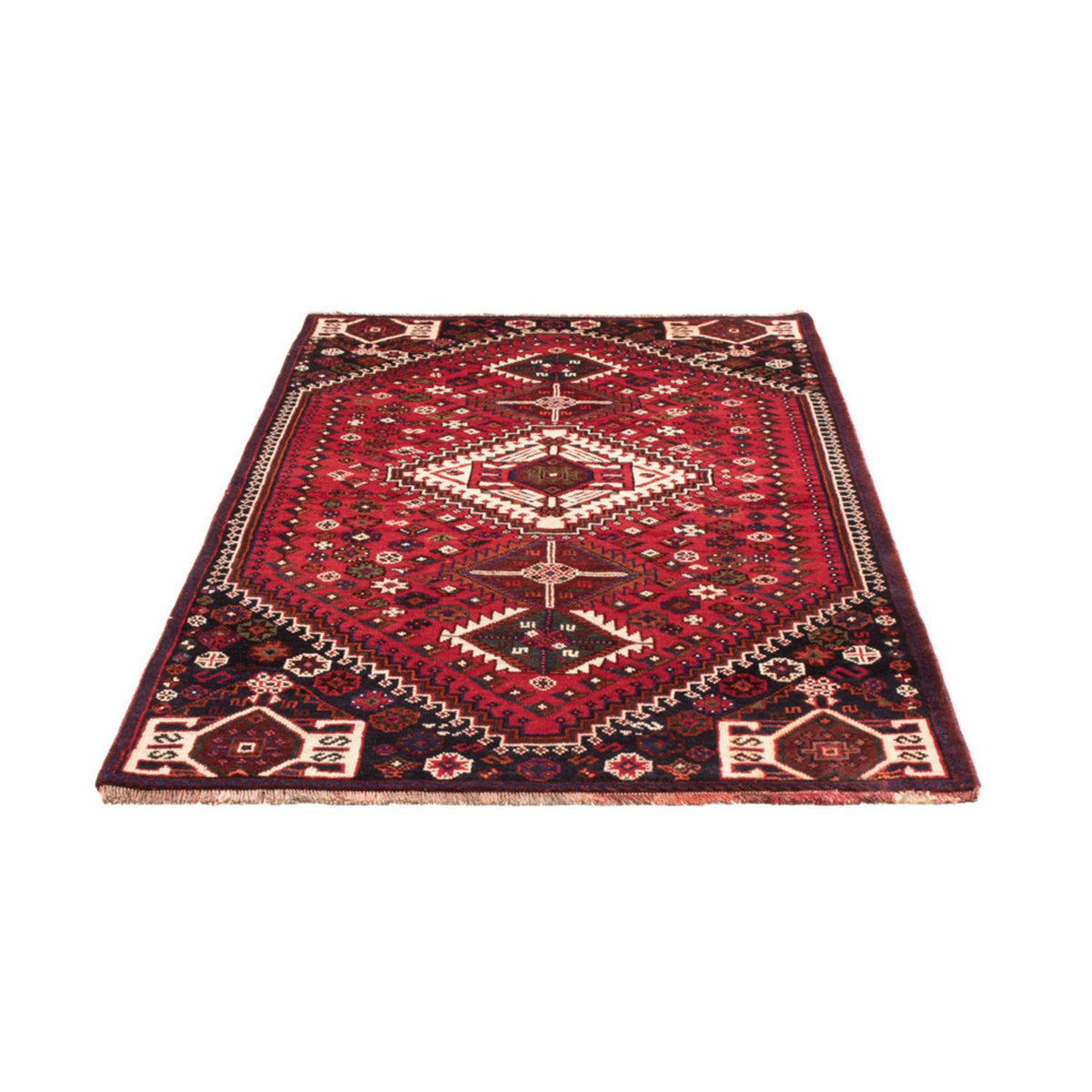 Alfombra persa - Nómada - 226 x 129 cm - rojo