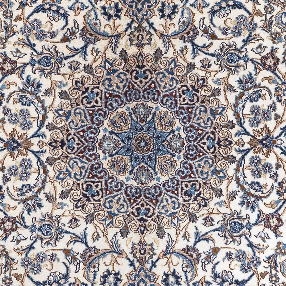 Alfombra persa - Nain - 296 x 196 cm - crema