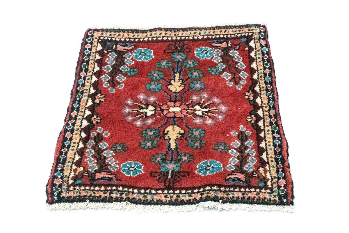 Alfombra persa - Nómada - 60 x 55 cm - rojo