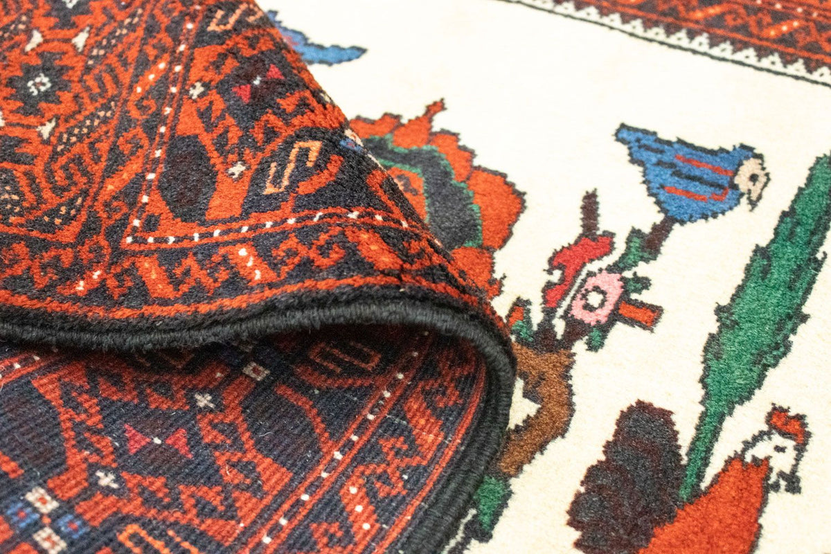 Alfombra Belutsch - 157 x 90 cm - naranja