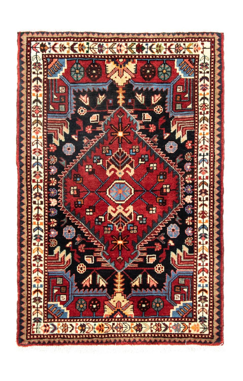 Alfombra persa - Nómada - 125 x 75 cm - azul