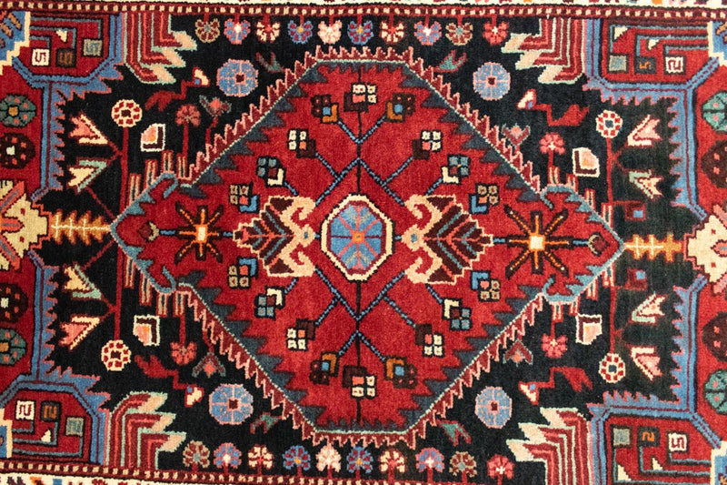 Alfombra persa - Nómada - 125 x 75 cm - azul