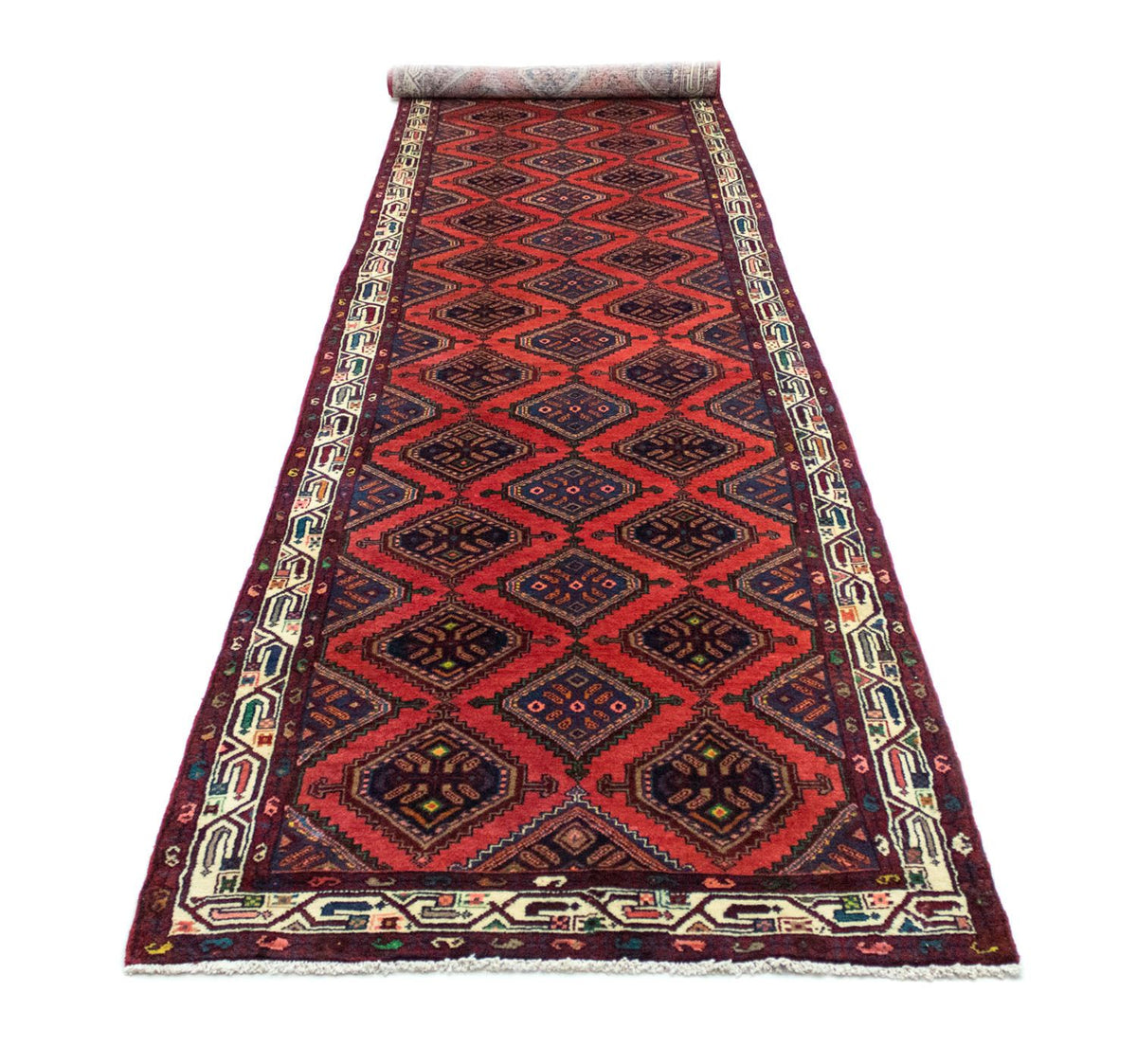 Alfombra de pasillo Alfombra persa - Nómada - 516 x 112 cm - rojo
