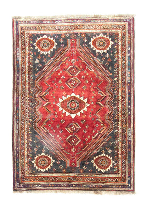 Alfombra persa - Nómada - 168 x 120 cm - rojo