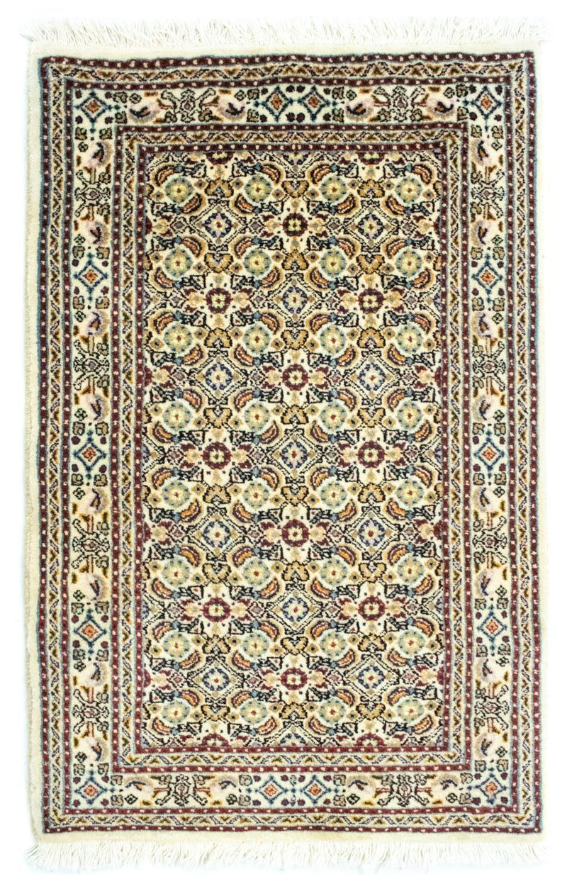 Alfombra persa - Clásica - 90 x 60 cm - beige