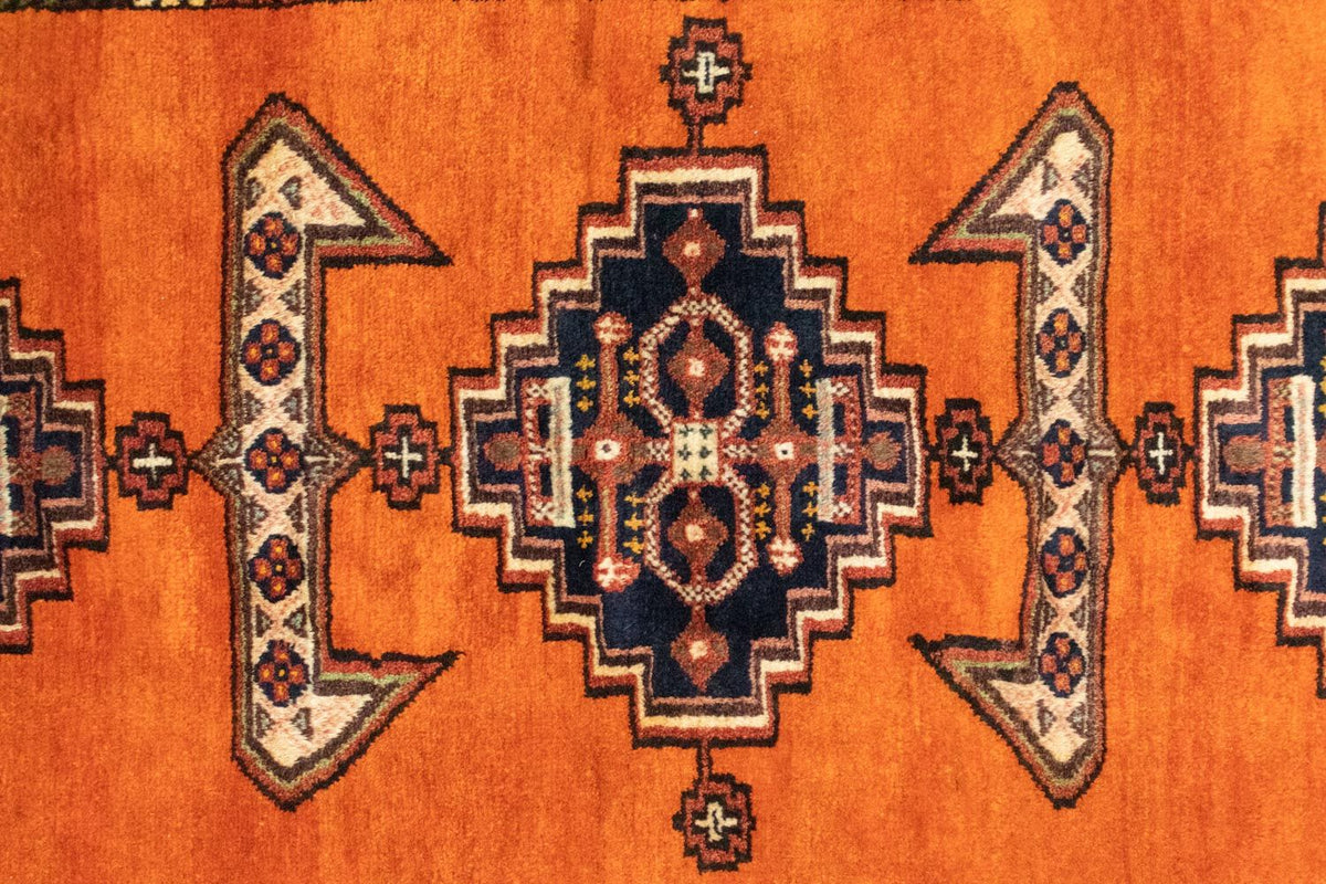 Alfombra persa - Nómada - 145 x 70 cm - naranja