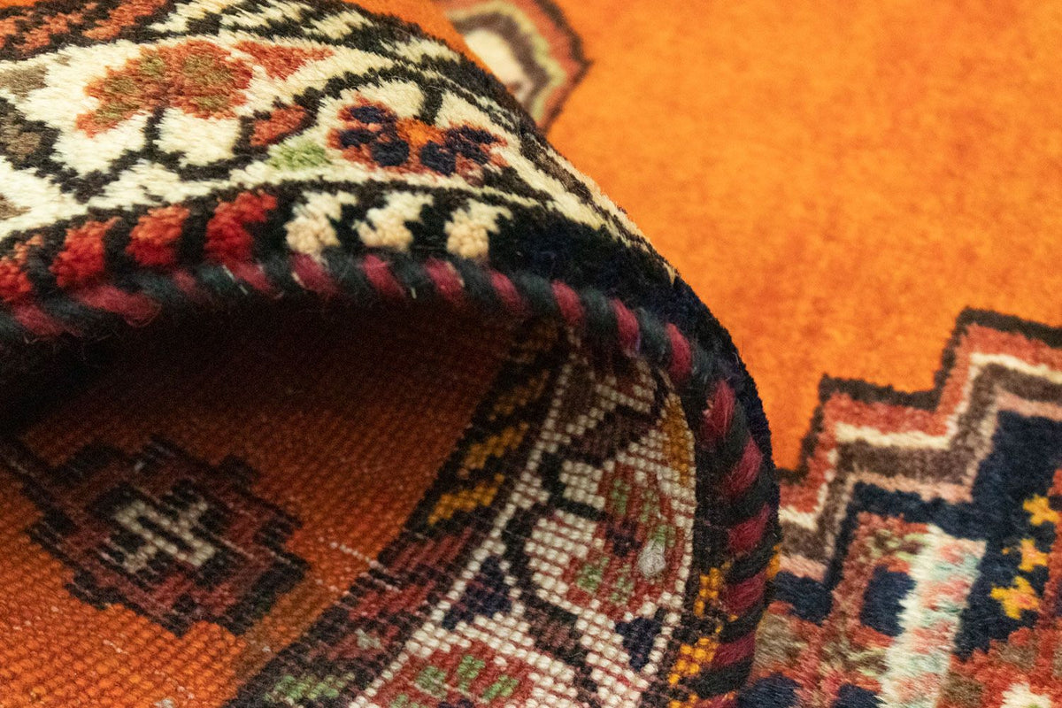 Alfombra persa - Nómada - 145 x 70 cm - naranja