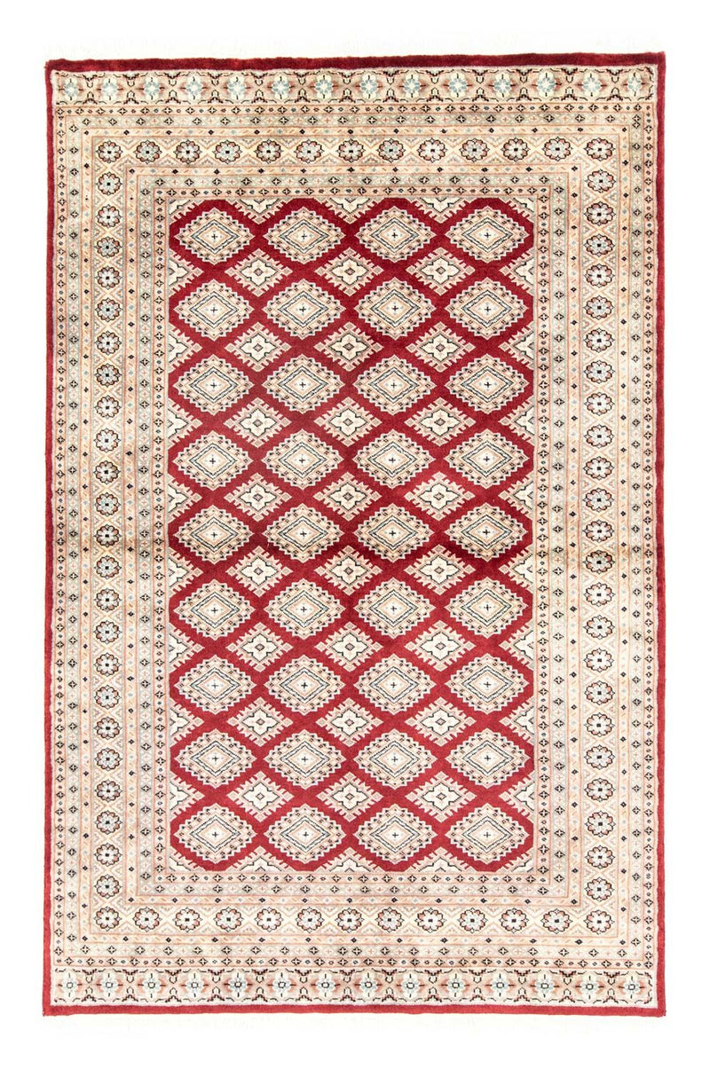 Alfombra Pakistani - 198 x 136 cm - rojo