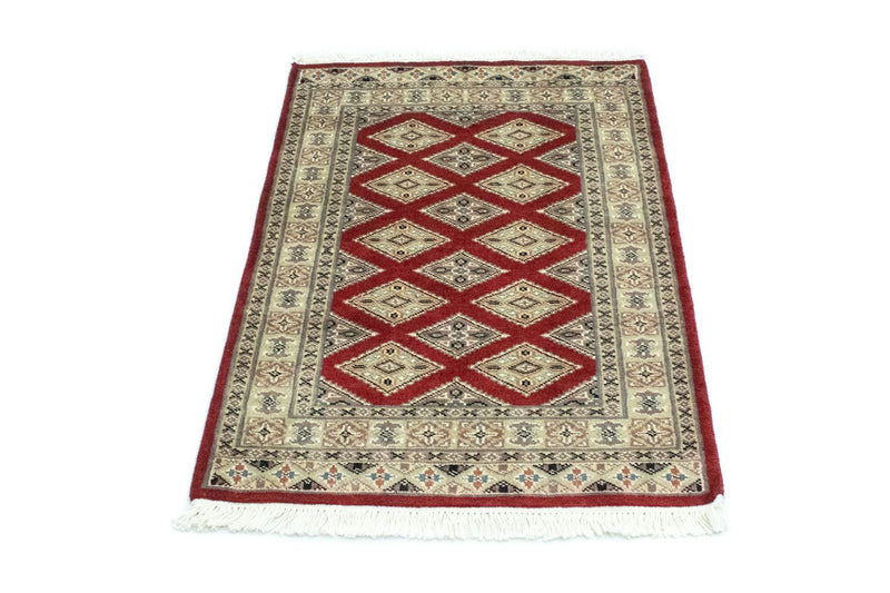 Alfombra Pakistani - 93 x 63 cm - rojo
