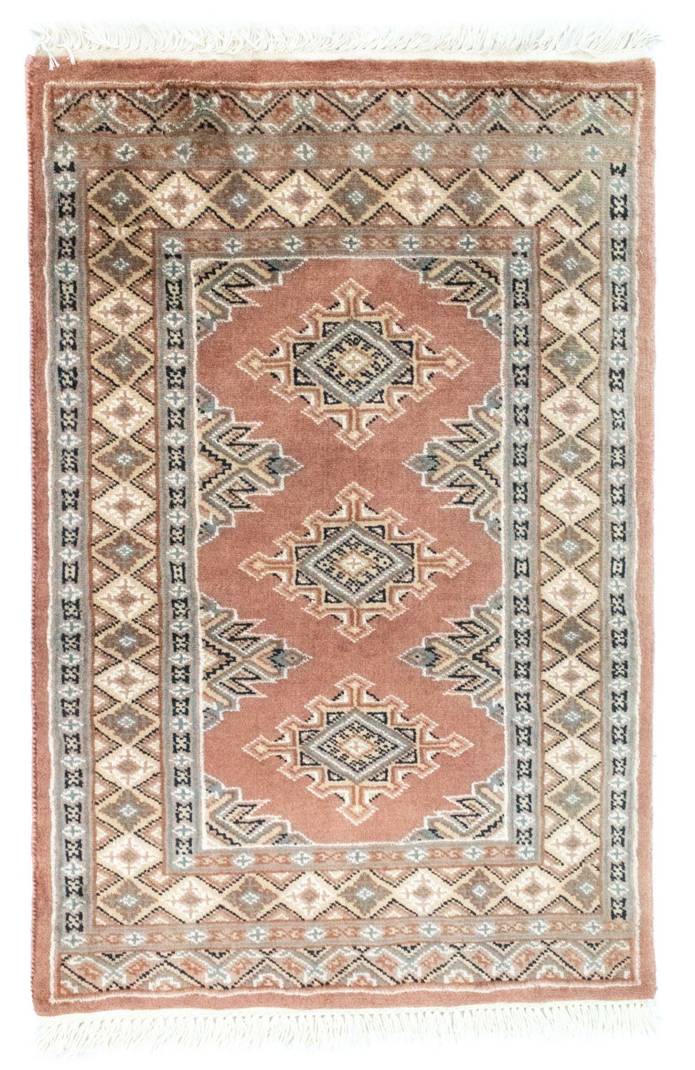 Alfombra Pakistani - 88 x 57 cm - marrón
