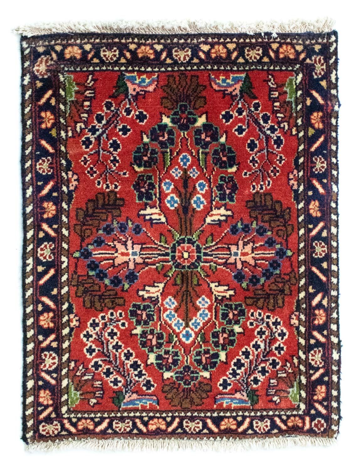 Alfombra persa - Nómada - 60 x 50 cm - rojo