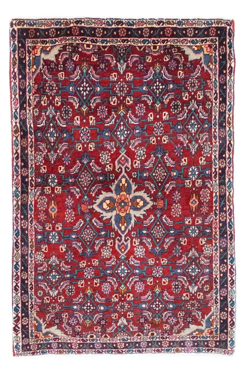 Alfombra persa - Bidjar - 115 x 78 cm - rojo