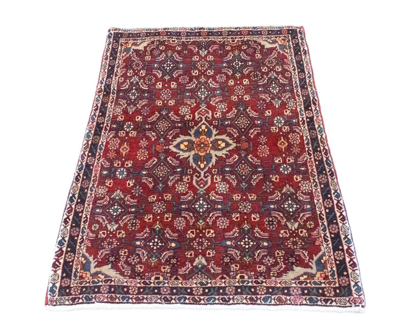 Alfombra persa - Bidjar - 115 x 78 cm - rojo