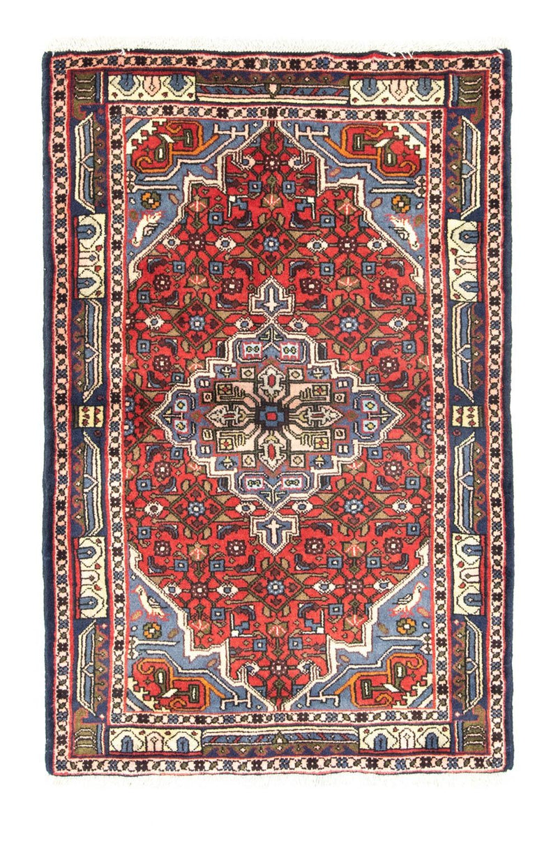 Alfombra persa - Nómada - 130 x 85 cm - rojo