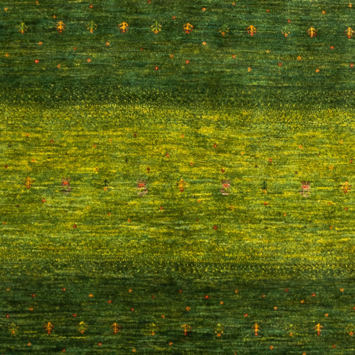 Alfombra Gabbeh - Loribaft Persa - 238 x 172 cm - verde