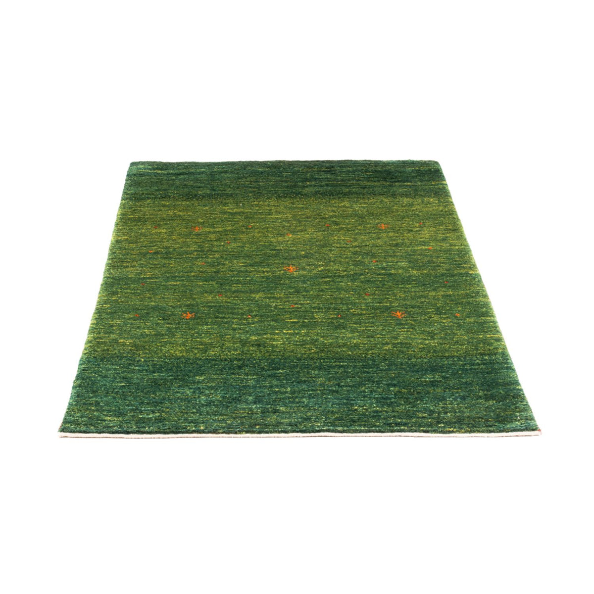 Alfombra Gabbeh - Loribaft Persa - 126 x 83 cm - verde
