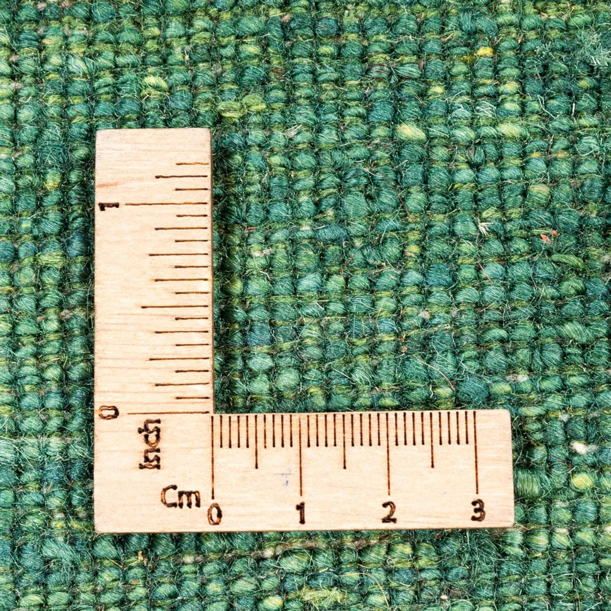 Alfombra Gabbeh - Loribaft Persa - 126 x 83 cm - verde