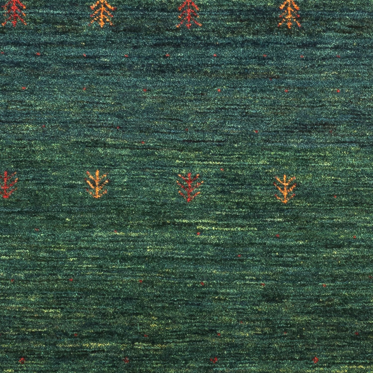 Alfombra Gabbeh - Loribaft Persa - 136 x 87 cm - verde