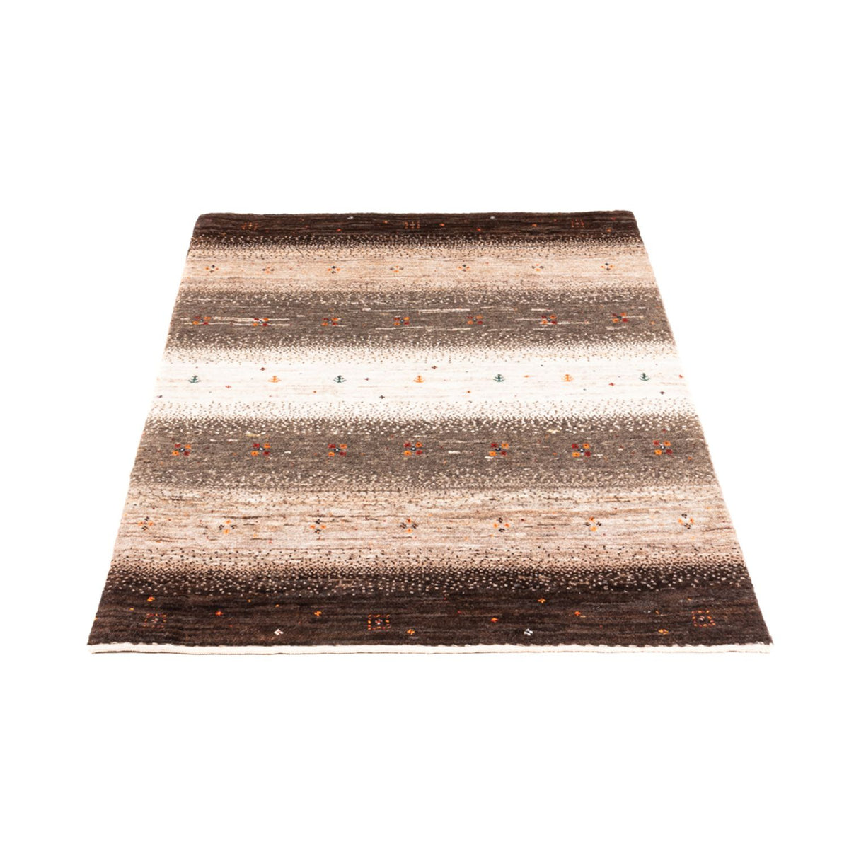 Alfombra Gabbeh - Loribaft Persa - 127 x 82 cm - gris