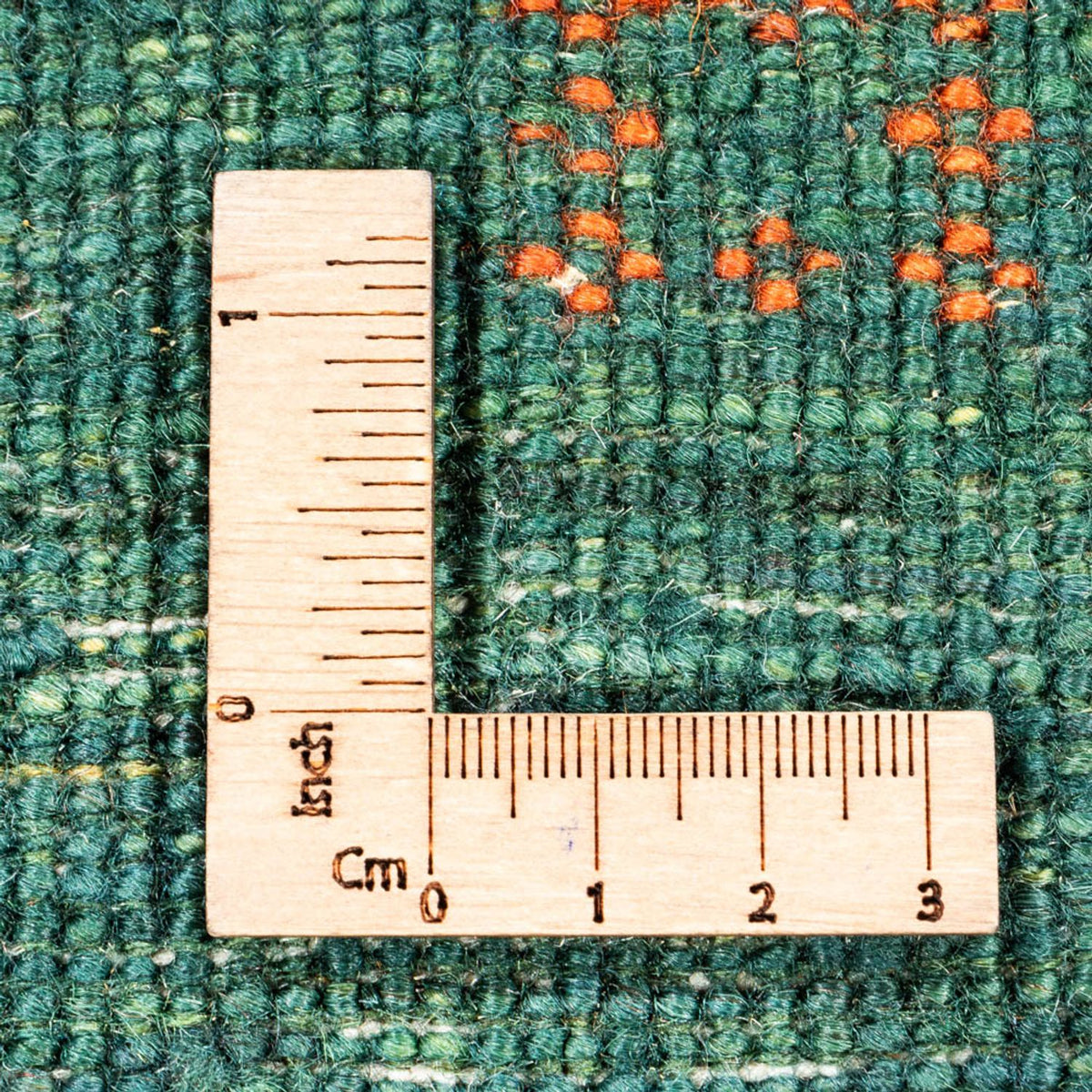 Alfombra Gabbeh - Loribaft Persa - 120 x 76 cm - verde