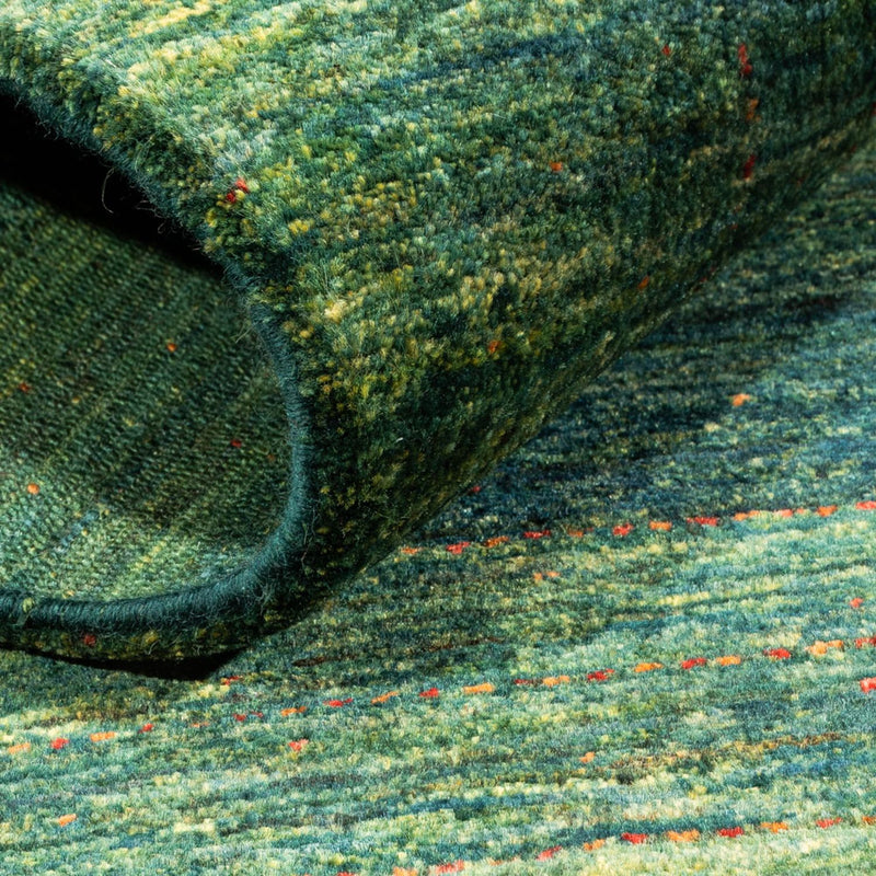 Alfombra Gabbeh - Loribaft Persa - 135 x 84 cm - verde