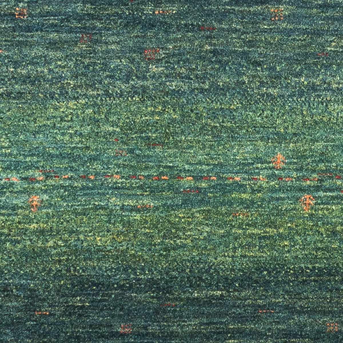 Alfombra Gabbeh - Loribaft Persa - 123 x 78 cm - verde