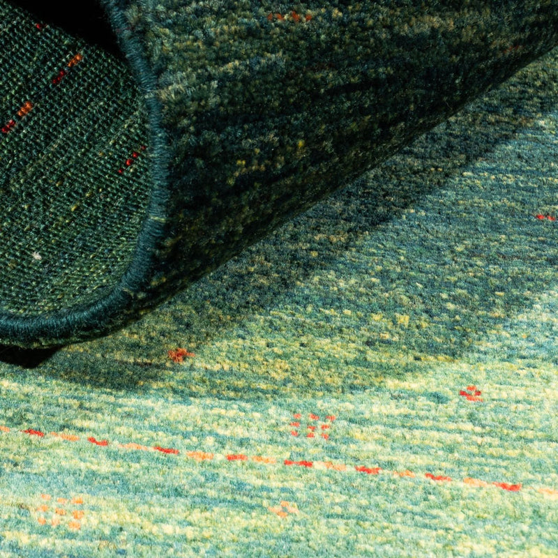 Alfombra Gabbeh - Loribaft Persa - 123 x 78 cm - verde