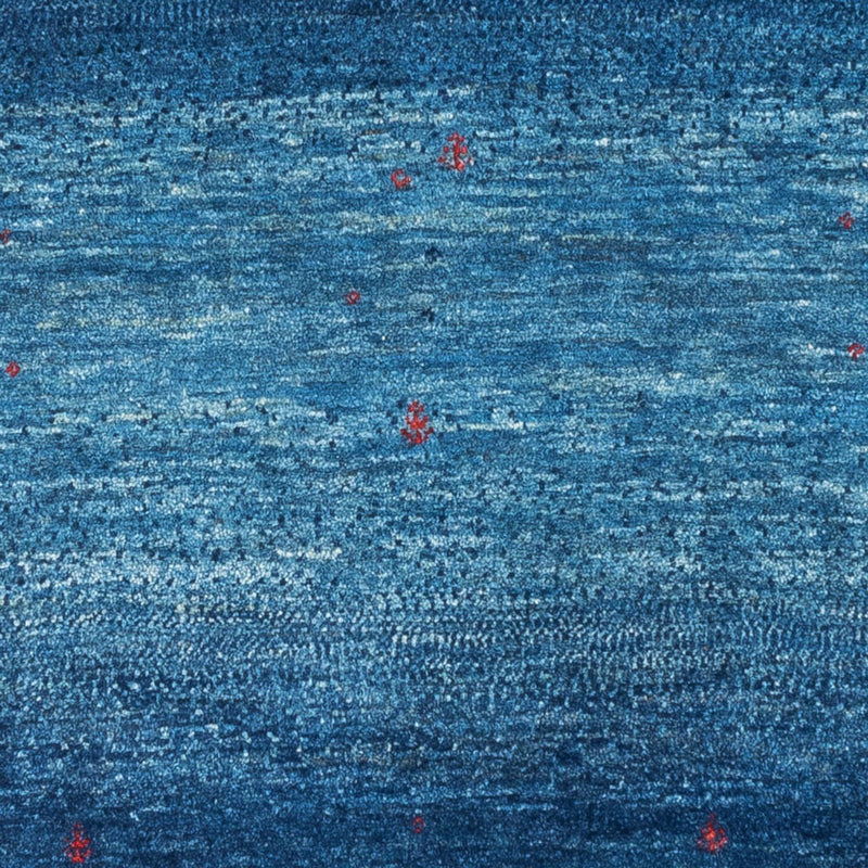 Alfombra Gabbeh - Loribaft Persa - 137 x 83 cm - azul