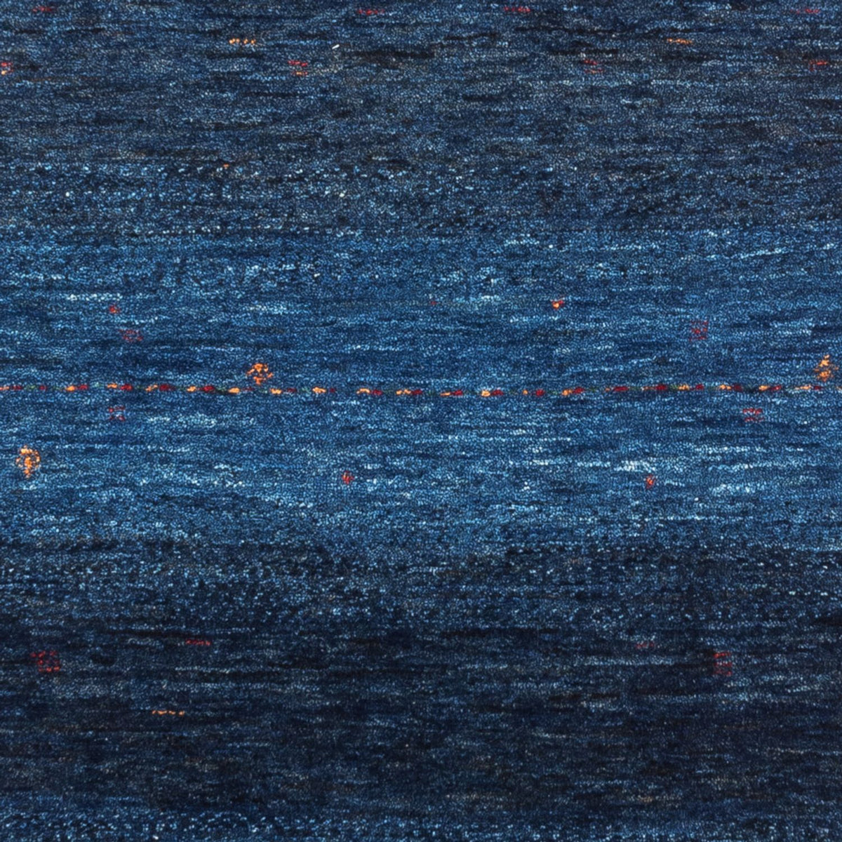 Alfombra Gabbeh - Loribaft Persa - 132 x 83 cm - azul