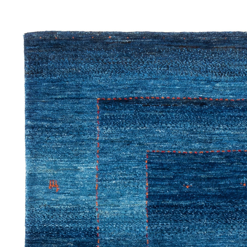 Alfombra Gabbeh - Loribaft Persa - 181 x 128 cm - azul