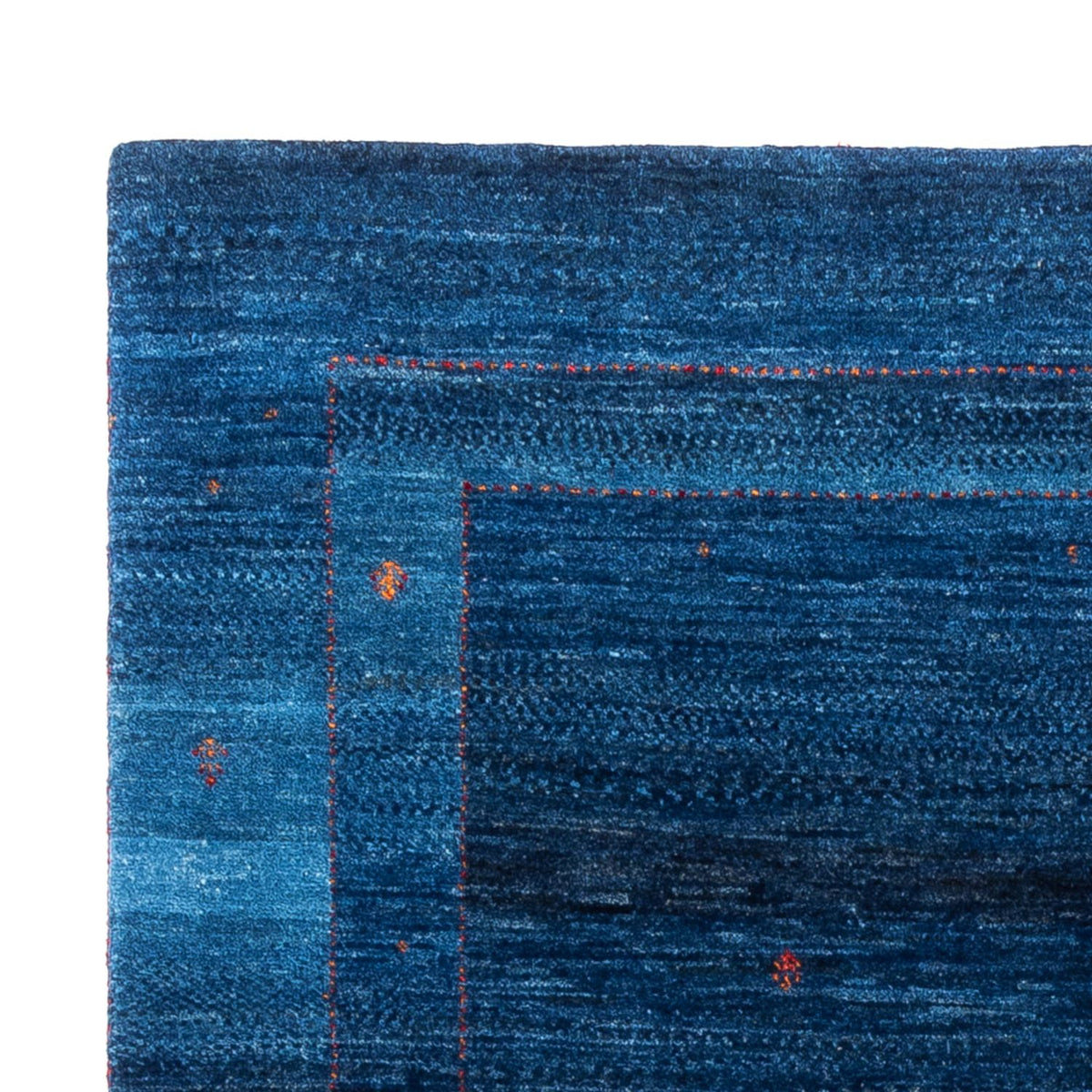 Alfombra Gabbeh - Loribaft Persa - 164 x 116 cm - azul