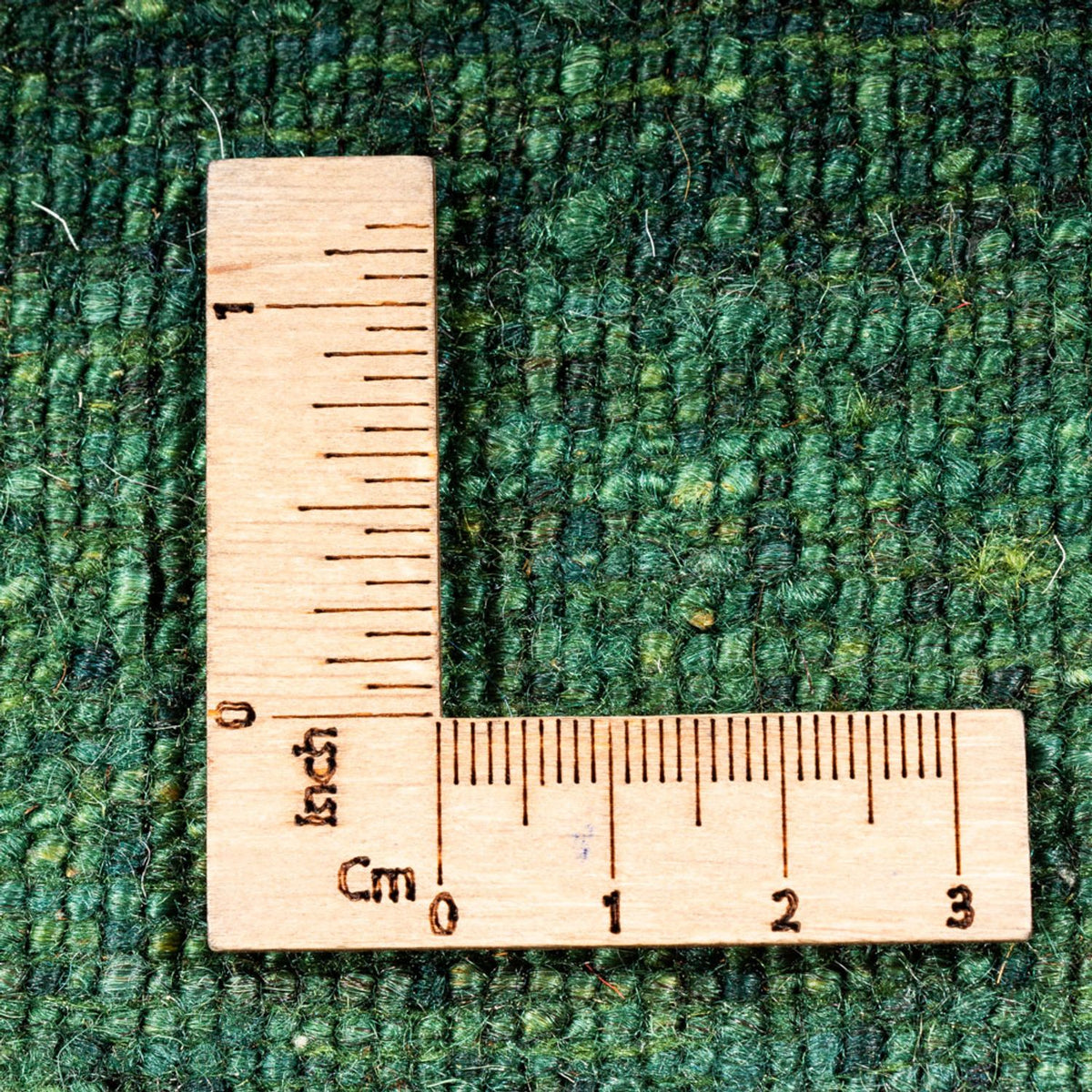 Alfombra Gabbeh - Loribaft Persa - 181 x 118 cm - verde