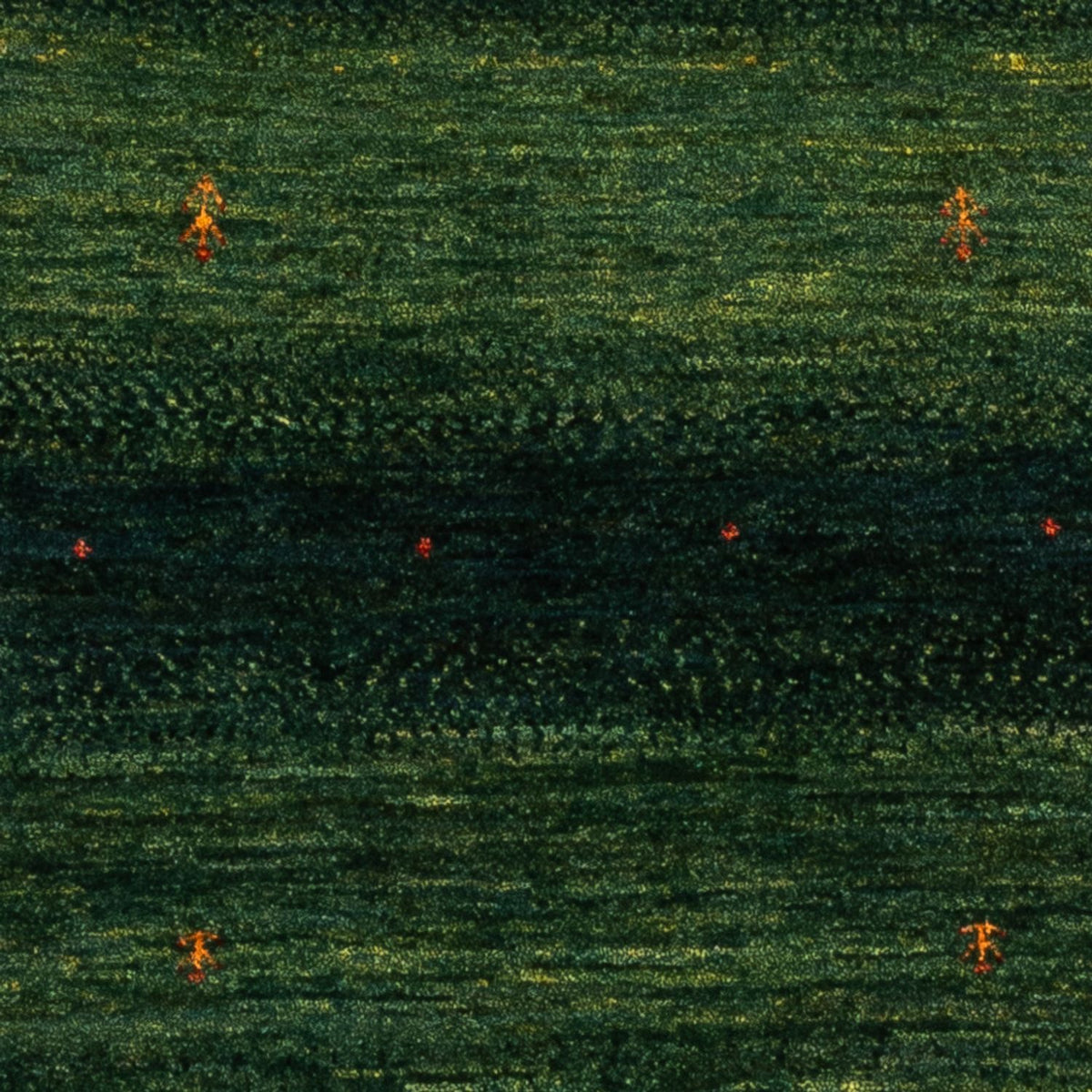 Alfombra Gabbeh - Loribaft Persa - 178 x 113 cm - verde