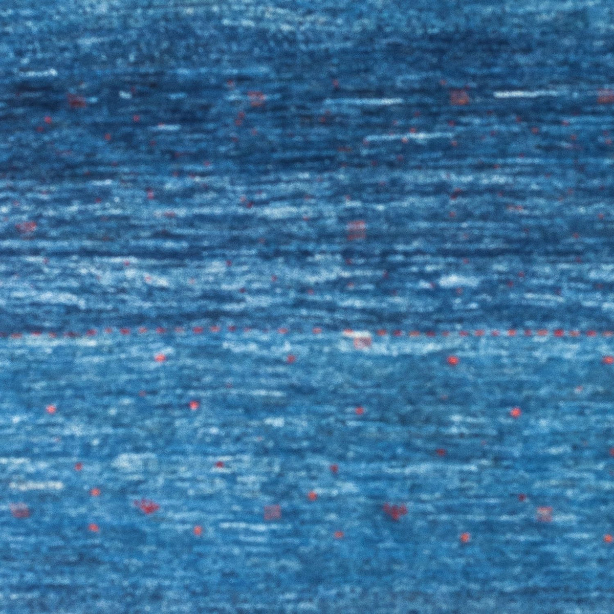 Alfombra Gabbeh - Loribaft Persa - 130 x 100 cm - azul