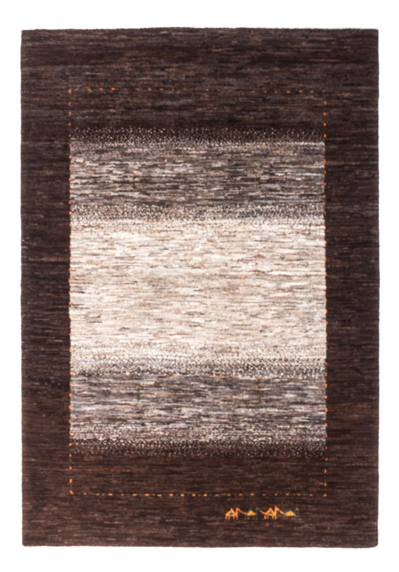 Alfombra Gabbeh - Loribaft Persa - 154 x 103 cm - gris