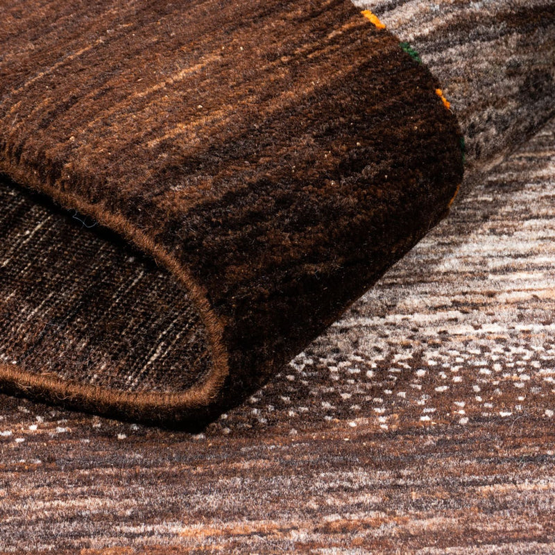 Alfombra Gabbeh - Loribaft Persa - 154 x 103 cm - gris