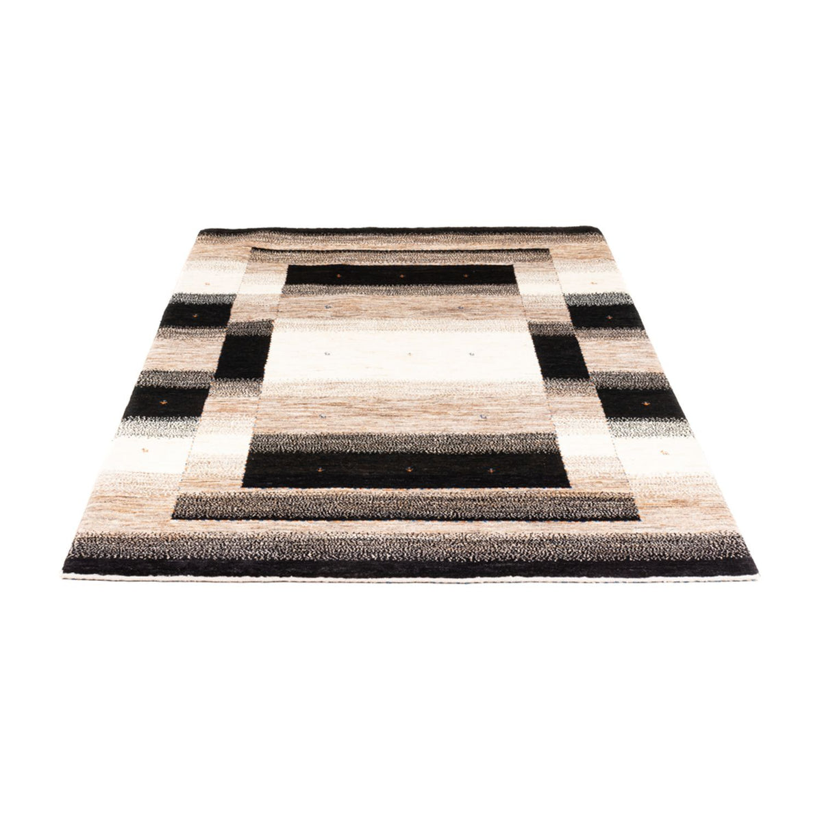 Alfombra Gabbeh - Loribaft Persa - 184 x 126 cm - gris