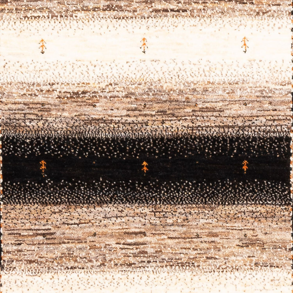 Alfombra Gabbeh - Loribaft Persa - 195 x 124 cm - gris