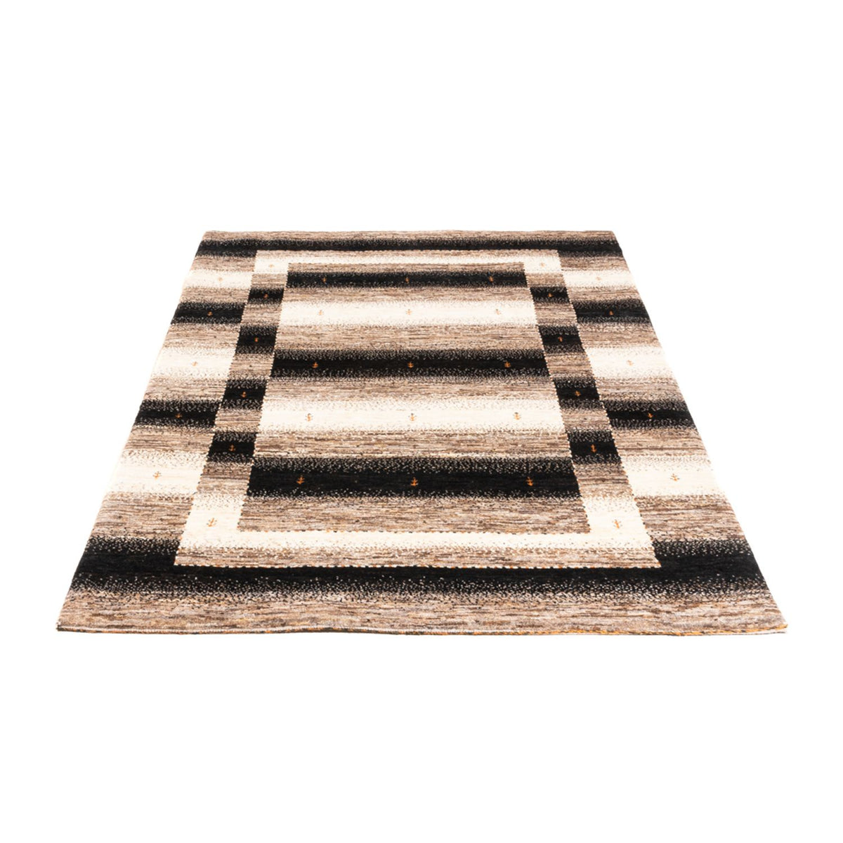 Alfombra Gabbeh - Loribaft Persa - 195 x 124 cm - gris
