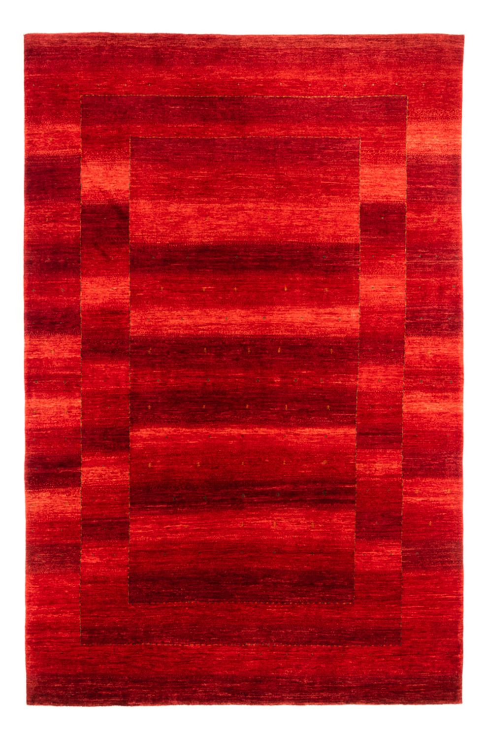 Alfombra Gabbeh - Loribaft Persa - 303 x 210 cm - rojo