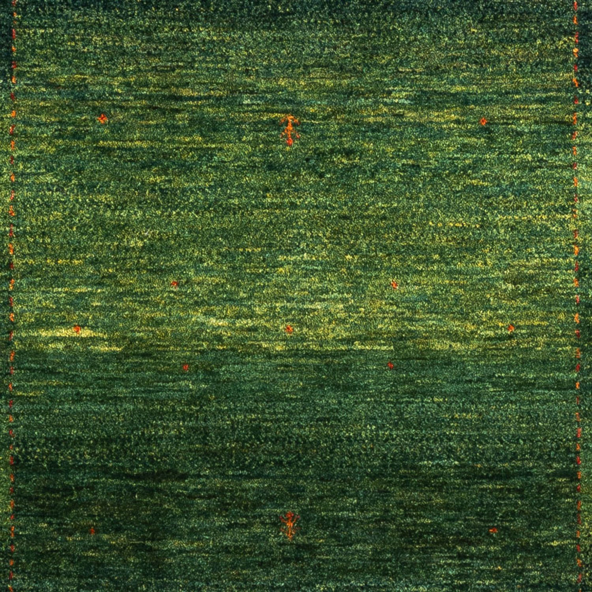 Alfombra Gabbeh - Loribaft Persa - 182 x 128 cm - verde