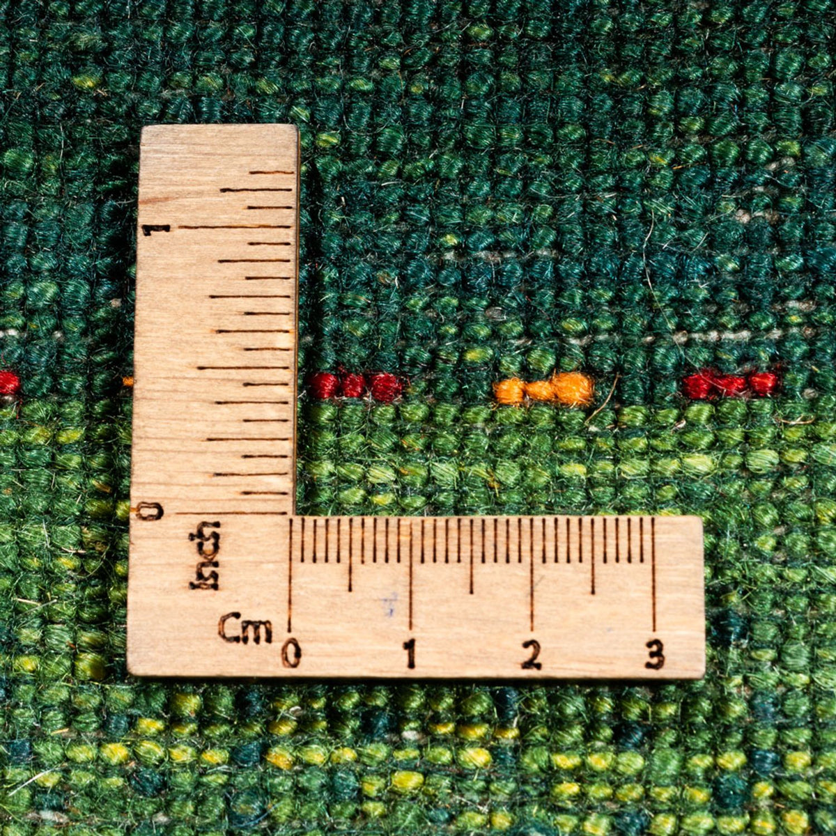 Alfombra Gabbeh - Loribaft Persa - 182 x 128 cm - verde