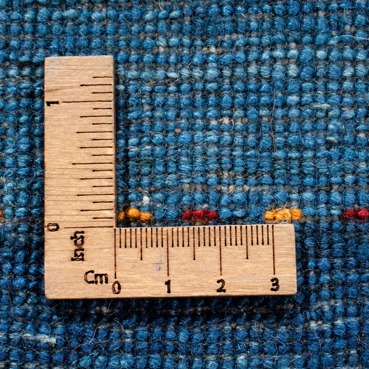 Alfombra Gabbeh - Loribaft Persa - 302 x 195 cm - azul