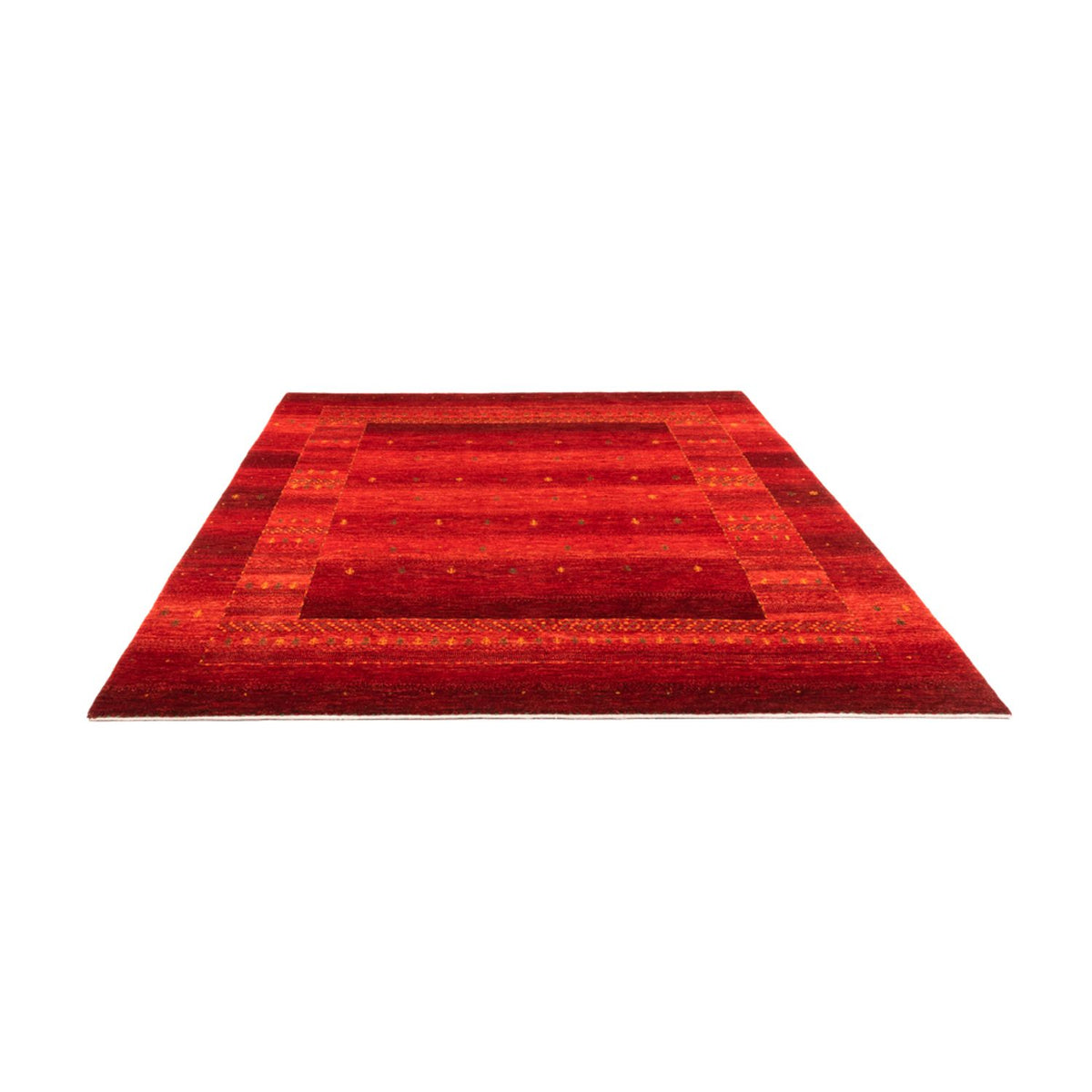 Alfombra Gabbeh - Loribaft Persa - 277 x 220 cm - rojo