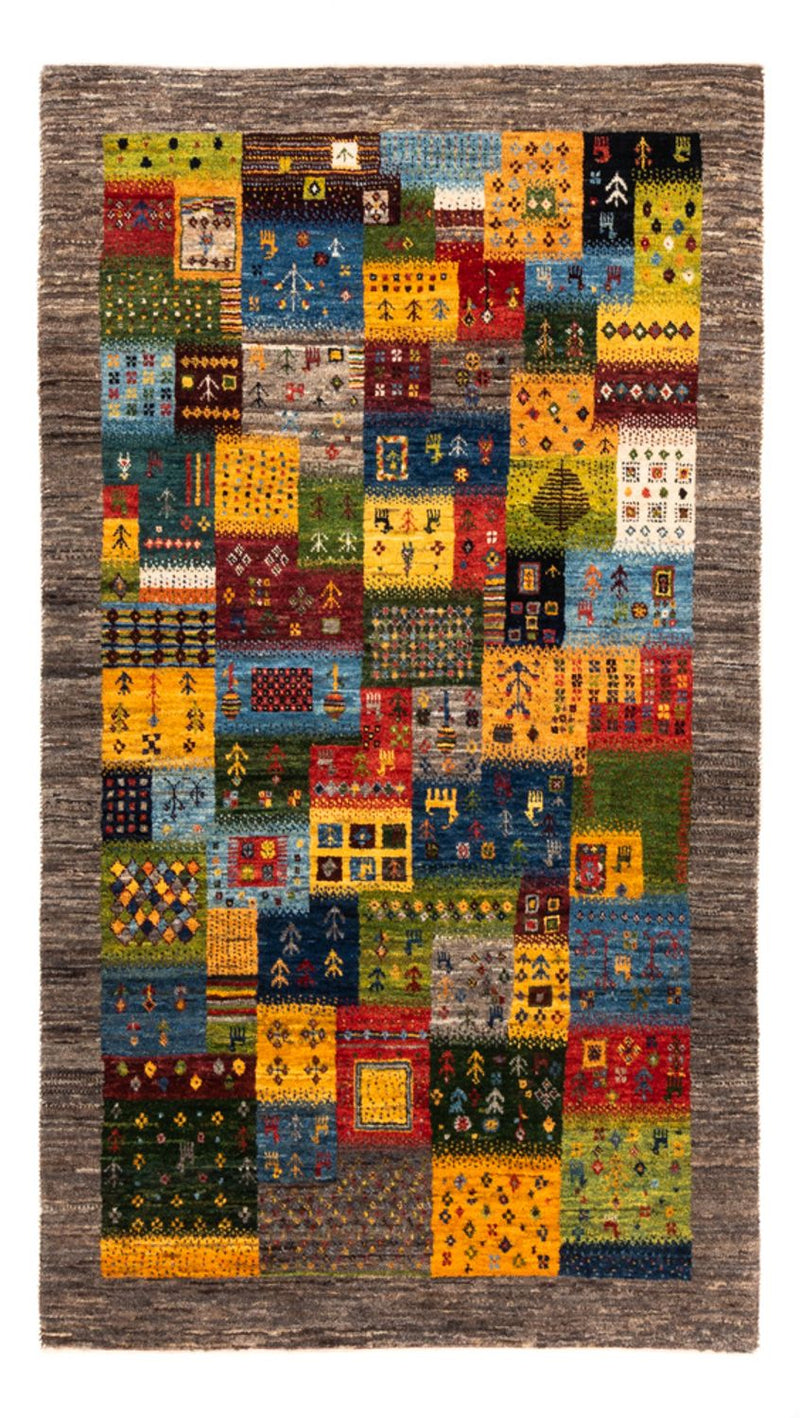 Alfombra Gabbeh - Loribaft Persa - Real - 188 x 109 cm - multicolor